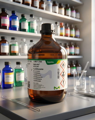 EMSURE 1,4-Dioxane 1096712500 Merck ACS ISO for Analysis 2.5L – Reagent Grade Laboratory Chemical 50ML (REPACK)