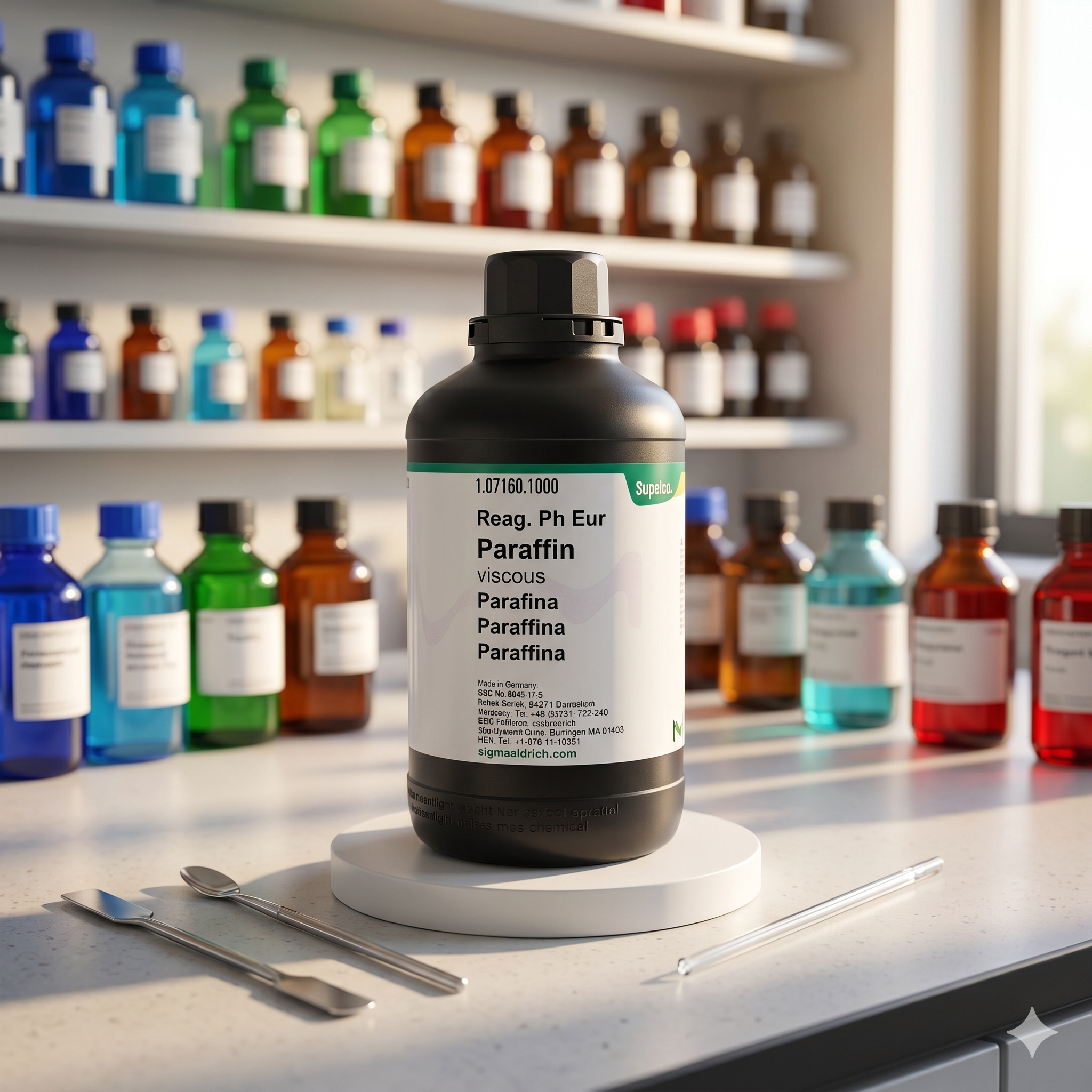 Supelco Merck 1.07160.1000 Paraffin Viscous Reag. Ph Eur for Laboratory & Industrial Applications 50ML(REPACK)