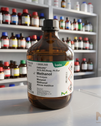 Methanol EMSURE ACS ISO Reag Ph Eur Merck Supelco 2.5L for Analysis