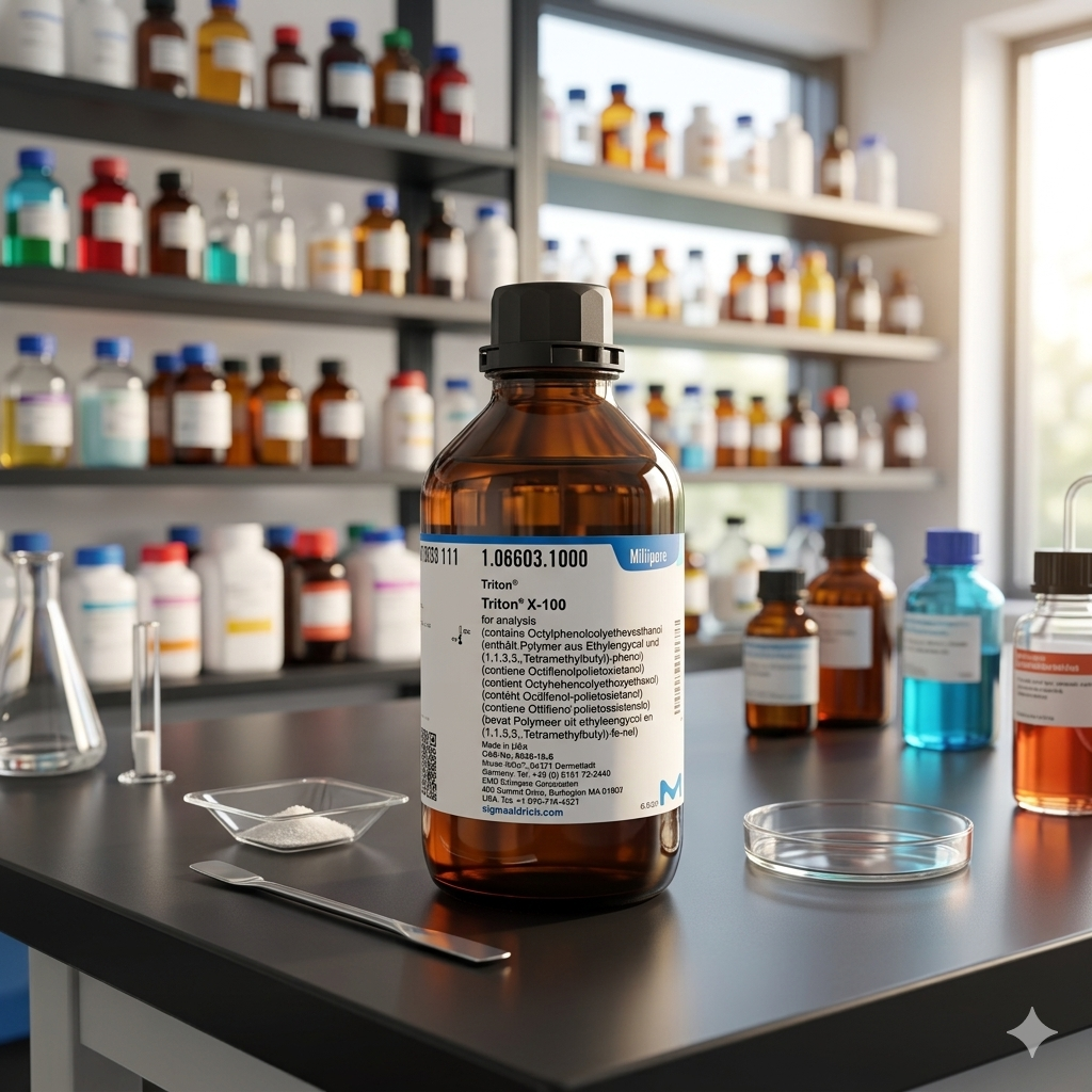 Millipore Merck Triton™ X-100 for Analysis 1.08603.1000 Nonionic Surfactant Laboratory Reagent 50ML (REPACK)