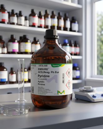 EMSURE Pyridine 1097282500 Merck ACS Reag. Ph Eur for Analysis 2.5L – Reagent Grade Laboratory Chemical