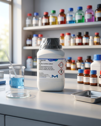 Merck Millipore 1137600100 Sodium Dodecyl Sulfate SDS Laboratory Grade 100g