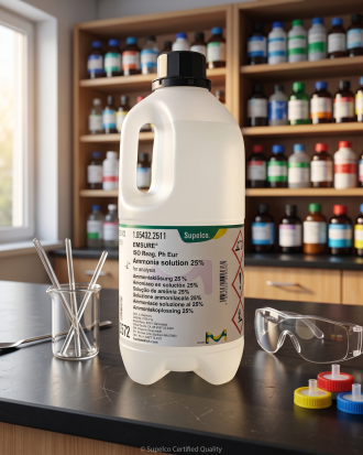 Ammonia Solution 25% EMSURE Supelco Merck 2.5L Reagent Laboratorium for Analysis
