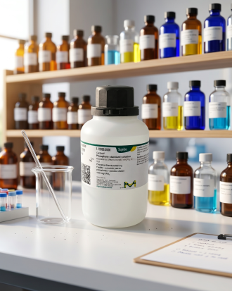 Phosphate Standard Solution Certipur® Supelco merupakan larutan standar fosfat berkualitas tinggi dengan konsentrasi 1000 mg/L PO4 yang traceable to NIST. Cocok digunakan untuk kalibrasi instrumen, analisis air, QC laboratorium, validasi metode, dan pengujian lingkungan dengan akurasi tinggi.