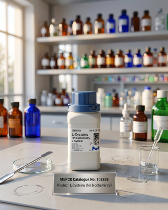 L-Cysteine for Biochemistry Merck 102838 25g | Reagen Laboratorium Biokimia Berkualitas